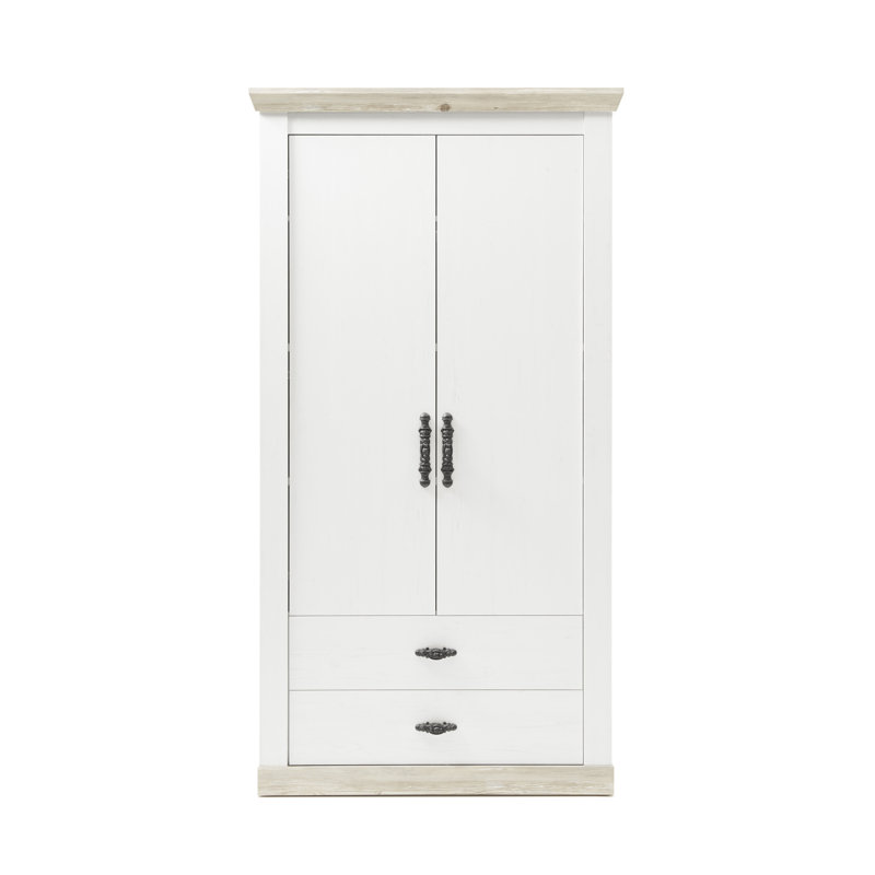 Saybrook 2 Door Manufactured Wood Wardrobe