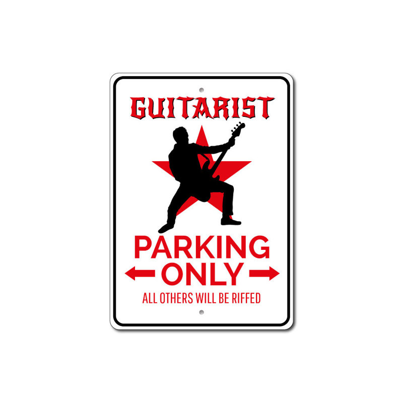 Panneau de guitare en aluminium, H 10 po x l 14 po x P 0,04 po