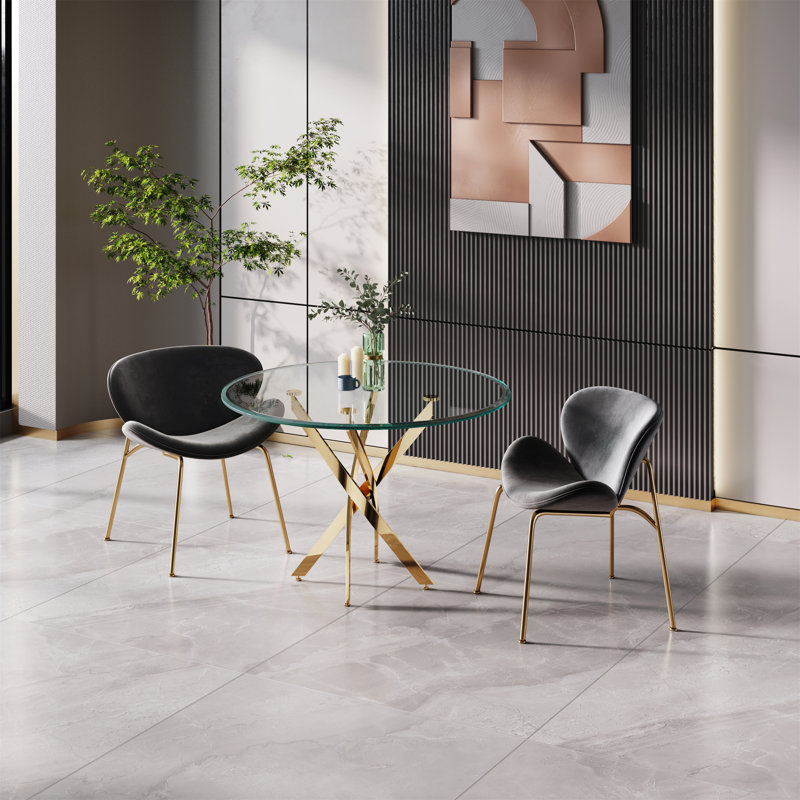 Chaise de salle à manger moderne, Noir, noir, noir, noir