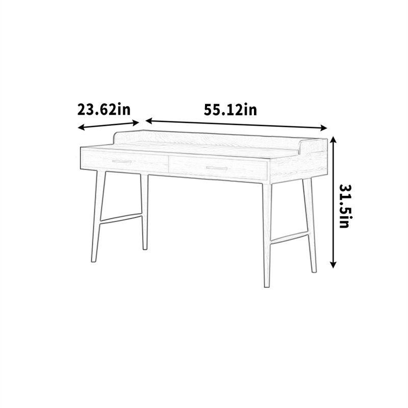 Pieds de rangement en pin massif, H 31,5 po x l 55,12 po x P 23,62 po