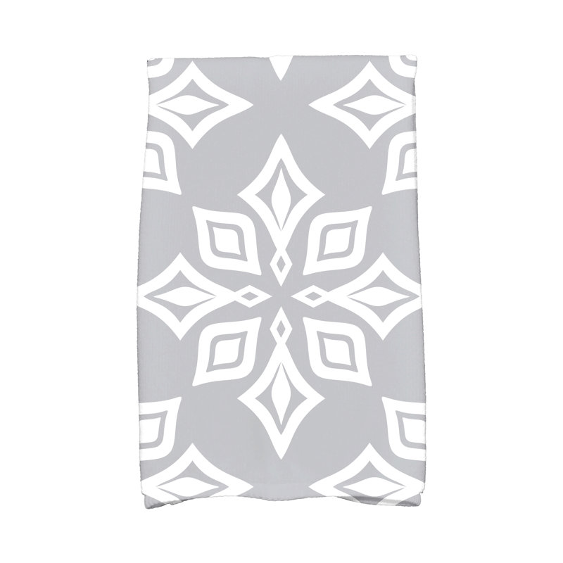 Débarbouillette en sergé Luwig Poly, Gris