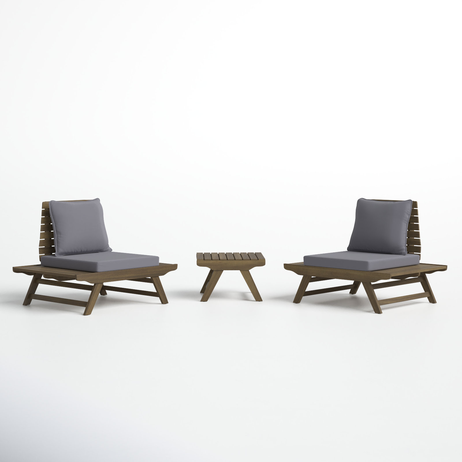 AllModern Cason 3 Piece Seating Group with Cushions & Reviews | AllModern