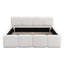 Lit plateforme tapissier Boucle-1275352934