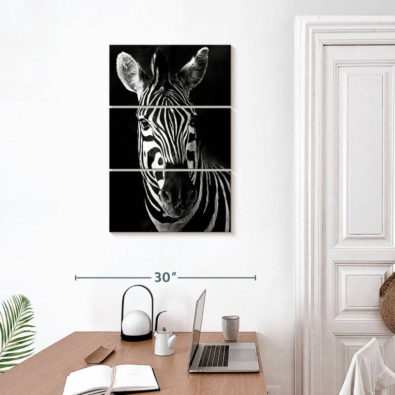 Brampt Serious Zebra, 32" H x 20" W