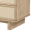 Table de chevet 2 tiroirs Chêne beige