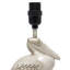 Lampe de table rustique pélican Cove, brun clair, abat-jour blanc, H 17,25 po