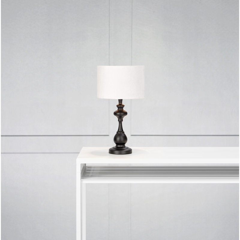 Dane Metal Table Lamp, White