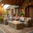 18“ H x 60" W Rectangle Outdoor Propane Fire Pit Table in Faux Stone and lightweight Concrete Top 60000BTU