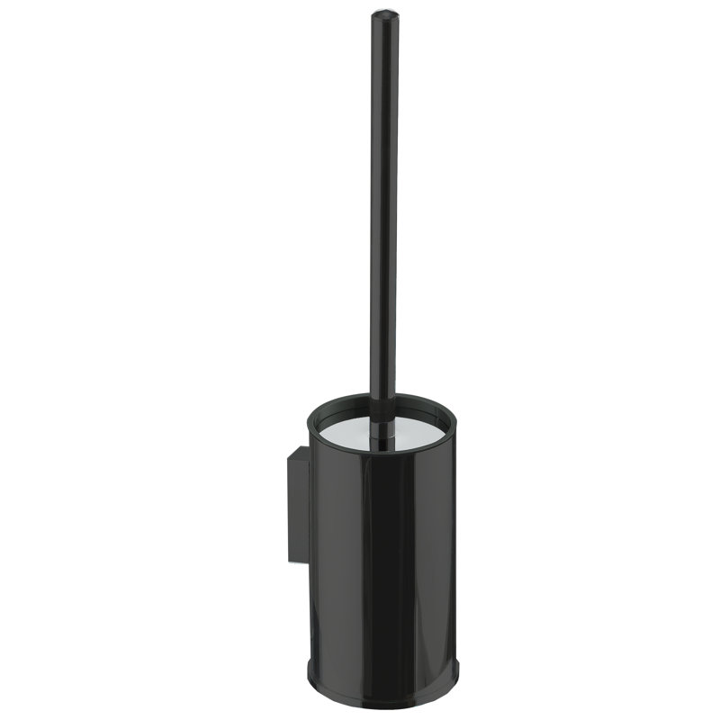 Porte-brosse mural 15,15 po, Noir