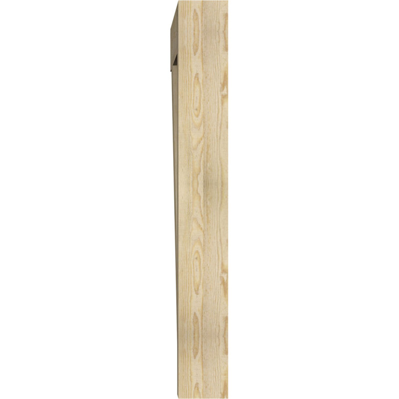H 6 po x P 6 po Support en bois / corbeau, Sapin Douglas scié brut, L 6 po x P 44 po x H 48 po