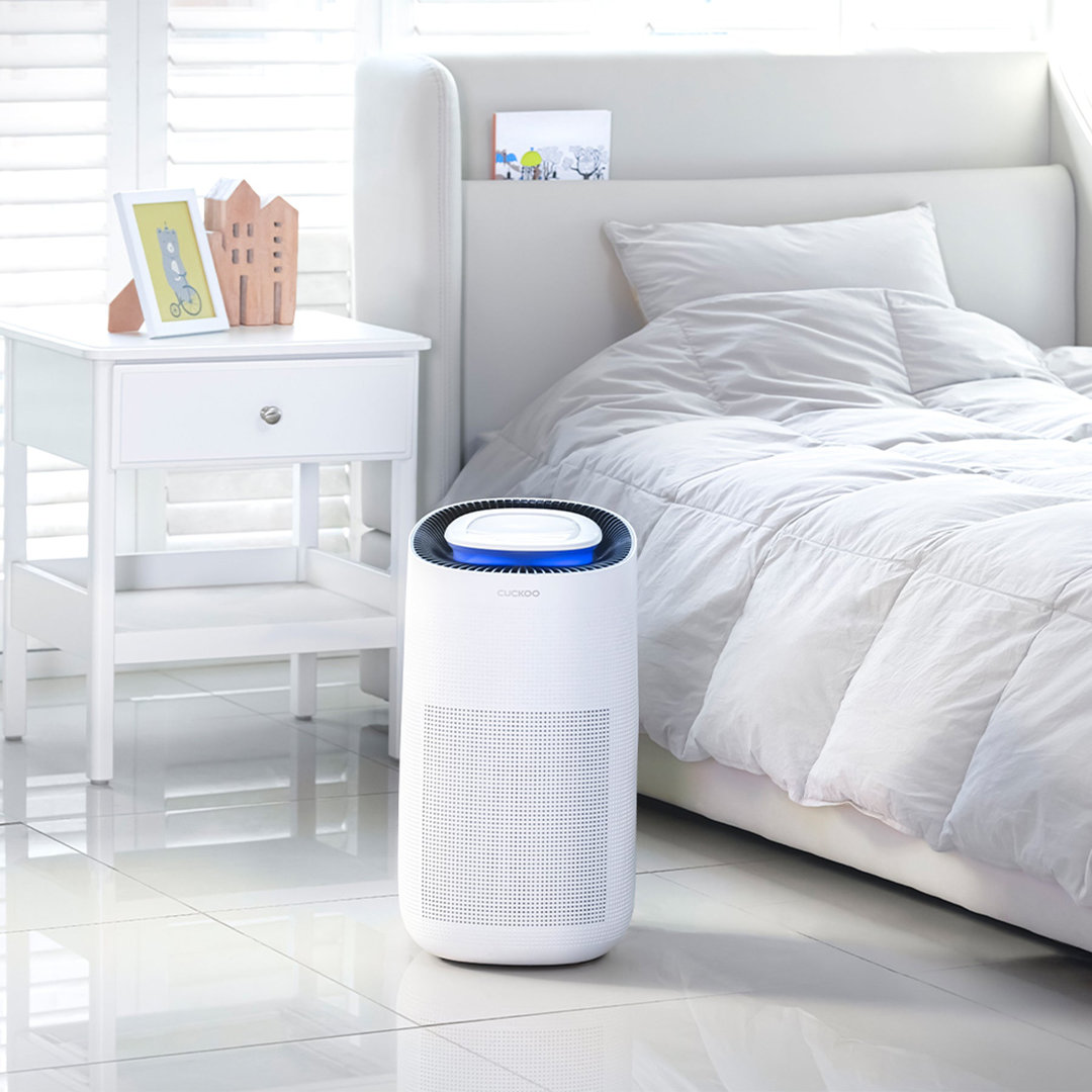 CUCKOO CAC-J1510FW 3-in-1 Air Purifier with H13 True Hepa Filter, UVC- Light, Remove Airborne Particles, Medium to Large Rooms, White Cuckoo Electronics