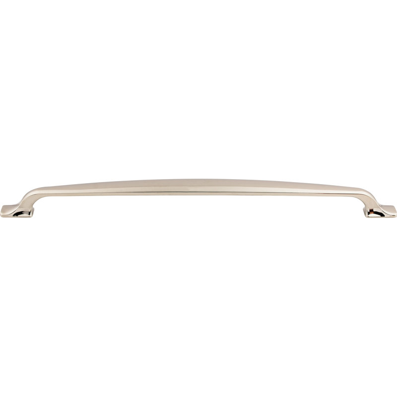 Torbay Bar pull, Polished Nickel, 12" Center to Center