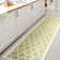 Trebol Moroccan Trellis Textured Weave Green/Cream Indoor/Outdoor Rug