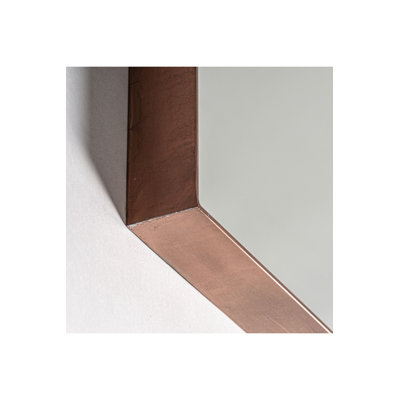 Arched Bronze Framed Mirror