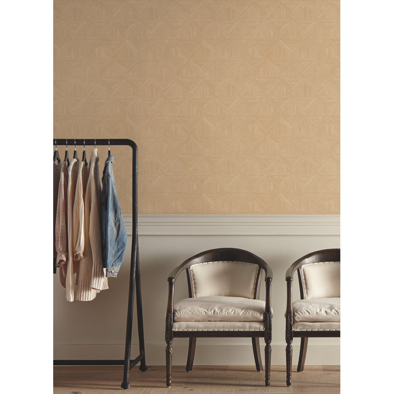 Papier peint Parquet, Brun clair