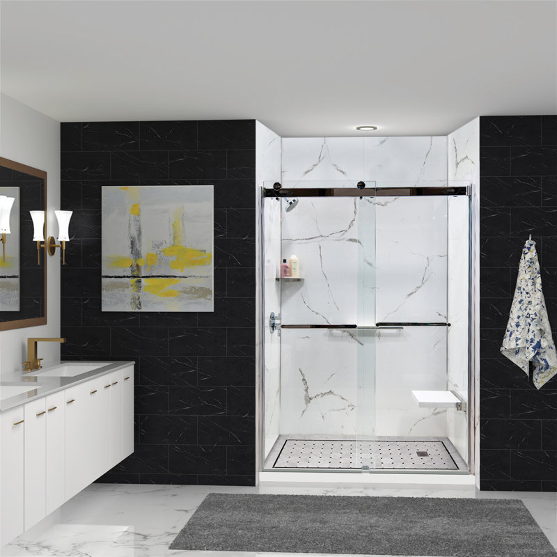 Siège de douche escamotable Preston l 20 po x P 14 po Preston