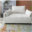 Canapé-lit pliant, canapé-lit à tapis, multifonctionnel, lit rond, canapé-lit réglable, chaises longues pliantes, double, convient aux balcons, aux salons, aux canapés de loisir et de sommeil, beige, 2 couleurs