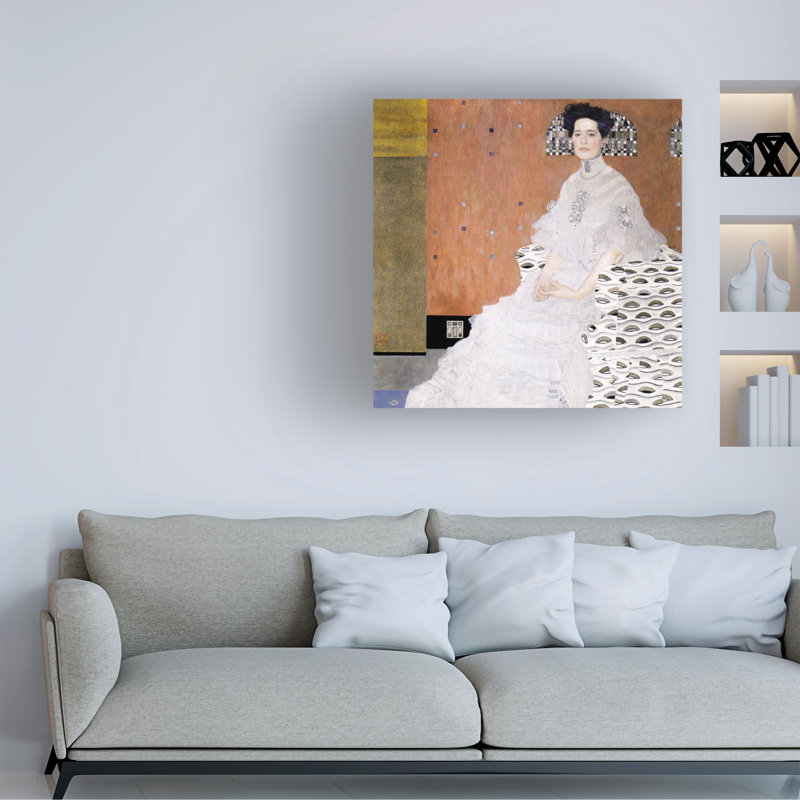 «Bildnis» par William Ritler, impression sur toile, H 35 po x l 35 po x P 2 po