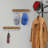2 Piece Wall Cap Key Storage Organizer Hooks