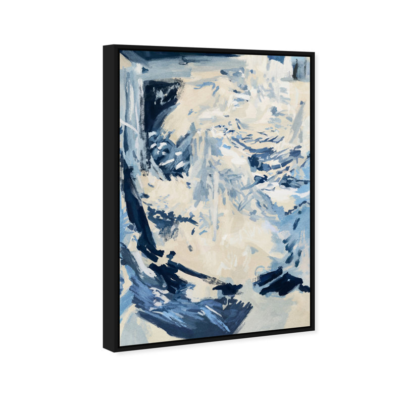 Coastal Feel II Print by Oliver Gal, 11"H x 16"W, Black Floater Frame