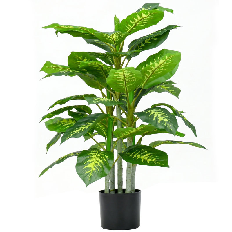 95cm Faux Evergreen Plant in Pot, 95cm H x 17cm W