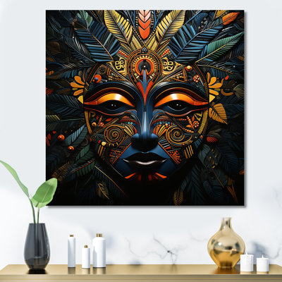 Jungle Mask Serengeti Spirits - Art mural jungle