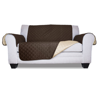 Reversible Water-Resistant Small Sofa Loveseat Cover Furniture Protector