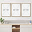 "Brun clair, blocs, style Mid-Century abstrait, formes, art, décor, salon chic", 3 pièces-100780902-100780901