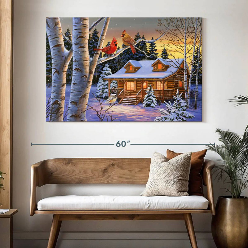 Lilie Rustic Retreat, 34" H x 51" W