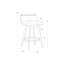 Arizona Swivel Upholstered Stool with Metal Frame-1768841330-1844404120-1766495455