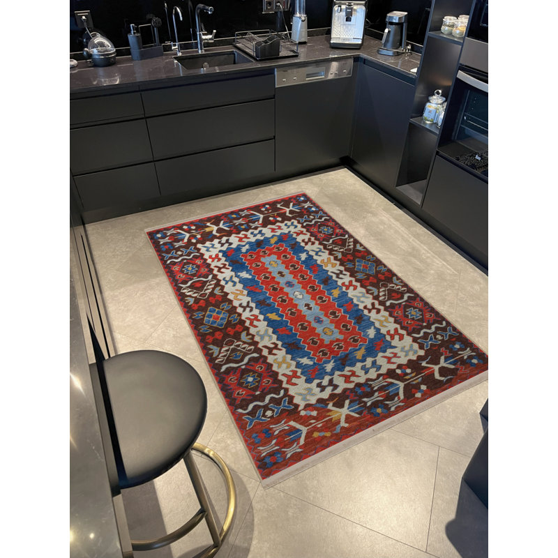 Tapis rectangulaire Wallas, Rectangle 5 pi 2 po x 8 pi 7 po