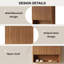 Armoire de salle de bain murale rayée de 26 po avec portes, tablette et compartiment de rangement ouvert au-dessus de la toilette pour la salle de bain, la cuisine et la salle de lavage-957018260