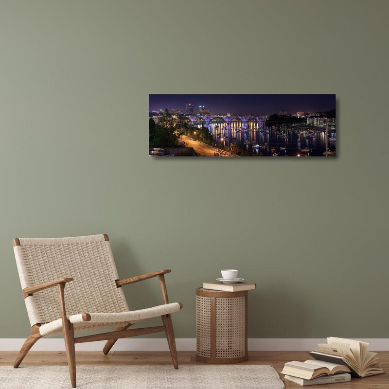 «Latitude Run® Tennessee», galerie de photos sur toile tendue, Knoxville, Tennessee, H 16 po x l 40 po
