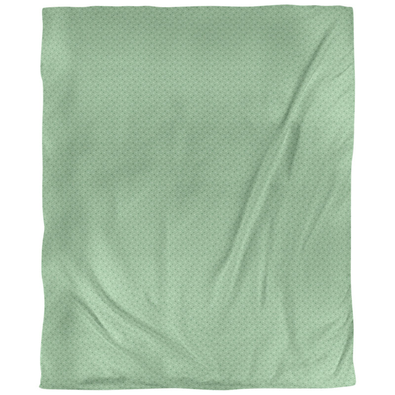 Housse de couette Katelyn Elizabeth, Polyester brossé, Housse de couette pour grand lit, Vert