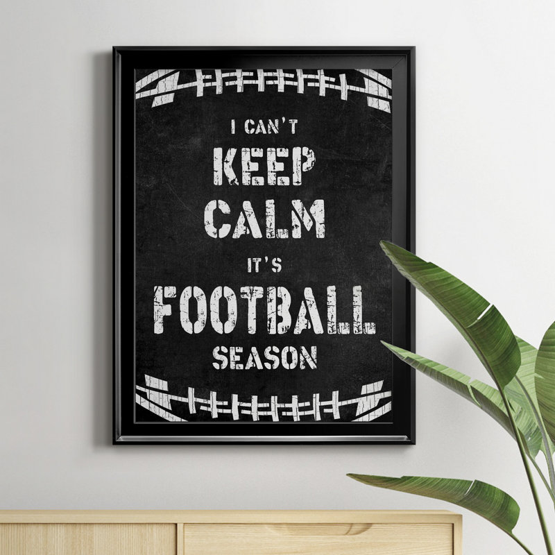 «Don't Keep Calm», art textuel sur toile, Noir, H 18,5 po x l 24,5 po x P 1,5 po