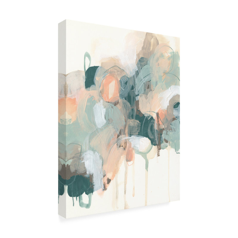 Atmospherique abstrait I par June Erica Vess - impression sur toile tendue, H 32 po x l 24 po x P 2 po