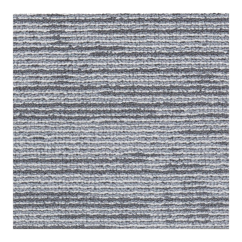 Upham Self-Adhesive Carpet Style Peel and Stick 50 Pack (4.65 sqm)30.5 x 30.5cm PVC and Vinyl Tile, Grey