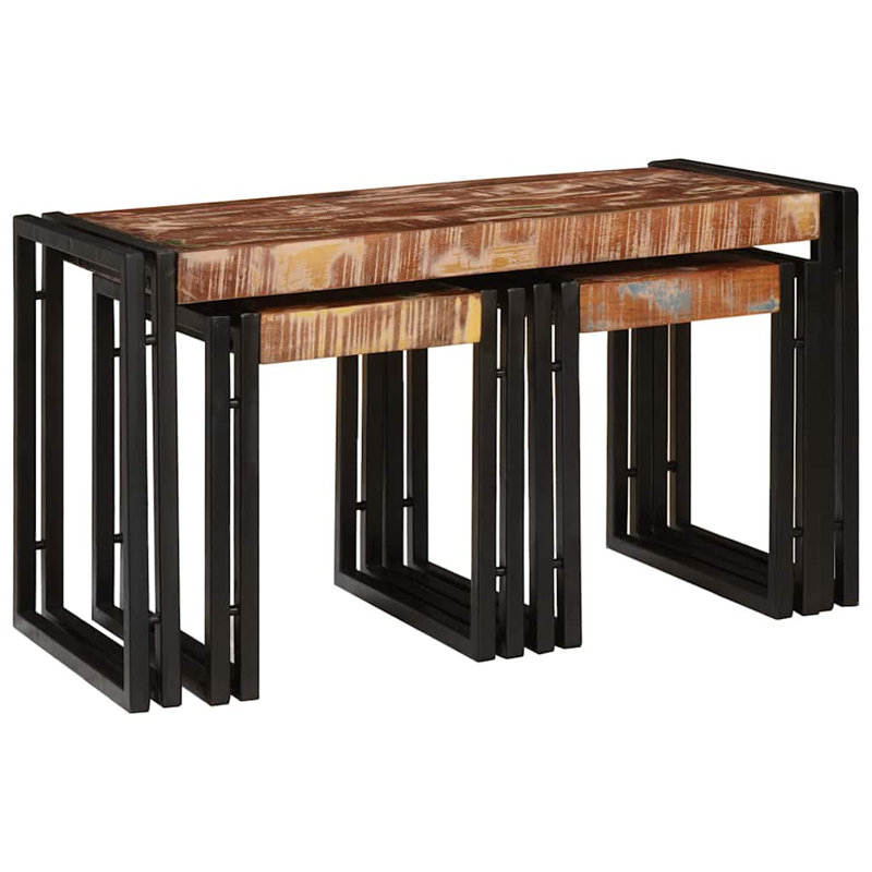 Coffee Table, Distressed Brown