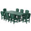 Ensemble de salle à manger 9 pièces 44 po x 94 po Heritage-125118831-24232869