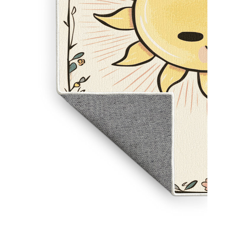 Tapis pour chambre de bébé Zoomie Kids, Rectangulaire 2 pi x 3 pi