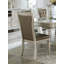 Dining 7Pc Set Champagne Finish Table W Leaf Glass Insert Top-1335677352