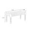 Banc rembourré en noyer foncé-1134742234