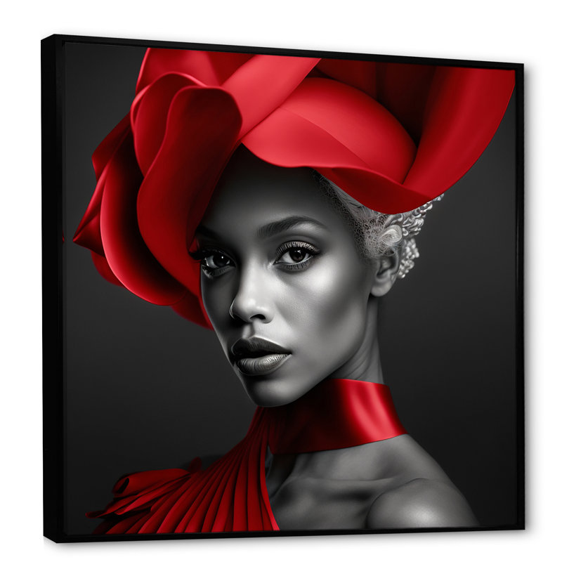 Impression sur toile, H 16 po x l 16 po x P 1 po, Toile avec cadre flottant noir