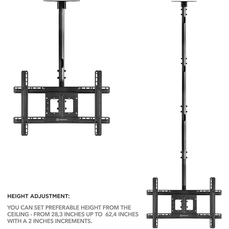 ONKRON Single Screen Ceiling Mount