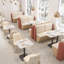 Banc de restaurant élégant, simple et confortable-102381978