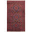 Tapis intérieur en laine 6 pi 3 po x 11 pi 1 po "one-of-kind" noué la 1980 baluch red Loïc