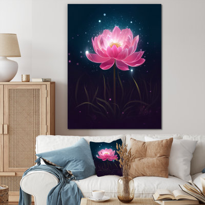 Rose lotus divin résilience II - imprimé