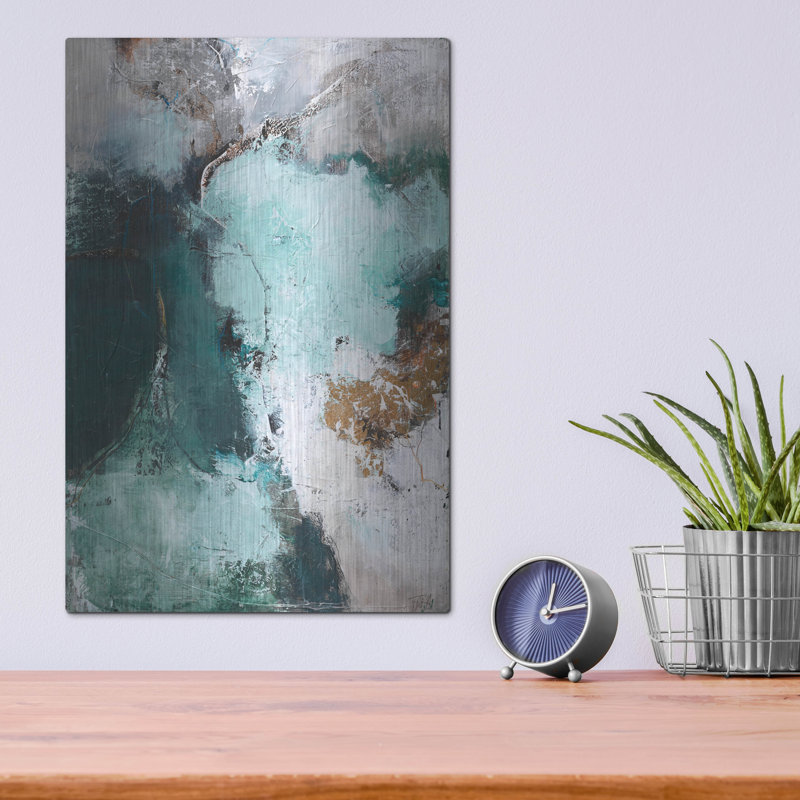 Mur de métal «Great Green Variation» par Incado, H 16 po x l 12 po