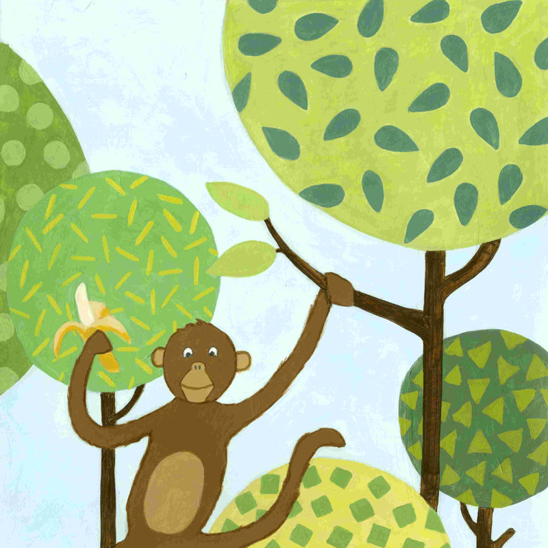 Jungle Fun I, H 36 po x l 36 po