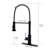 Automatic Touchless Kitchen Tap - Stainless Steel With Pull-Down Contemporary Style For Kitchens Hands Smart Faucet Motion Sensor Activated Hygienic Use In Black And Silver